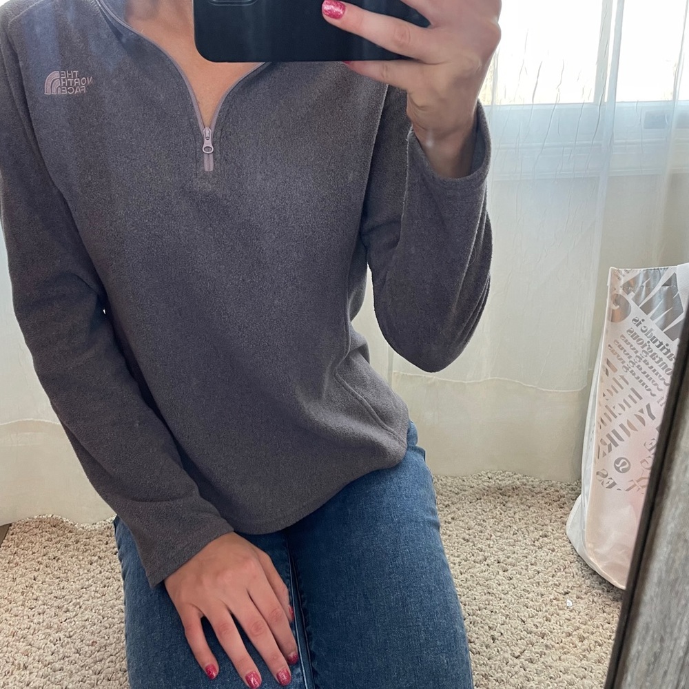 North Face Fleece Quarter Zip